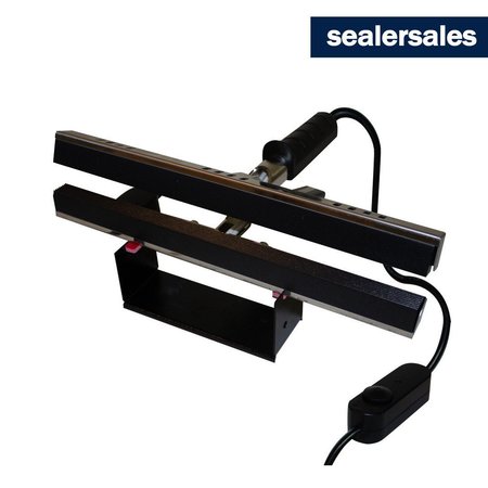 Sealer Sales KF-Series 12" Portable Direct Heat Sealer w/ PTFE Coated Bars w/ 15mm Seal Width KF-300CS